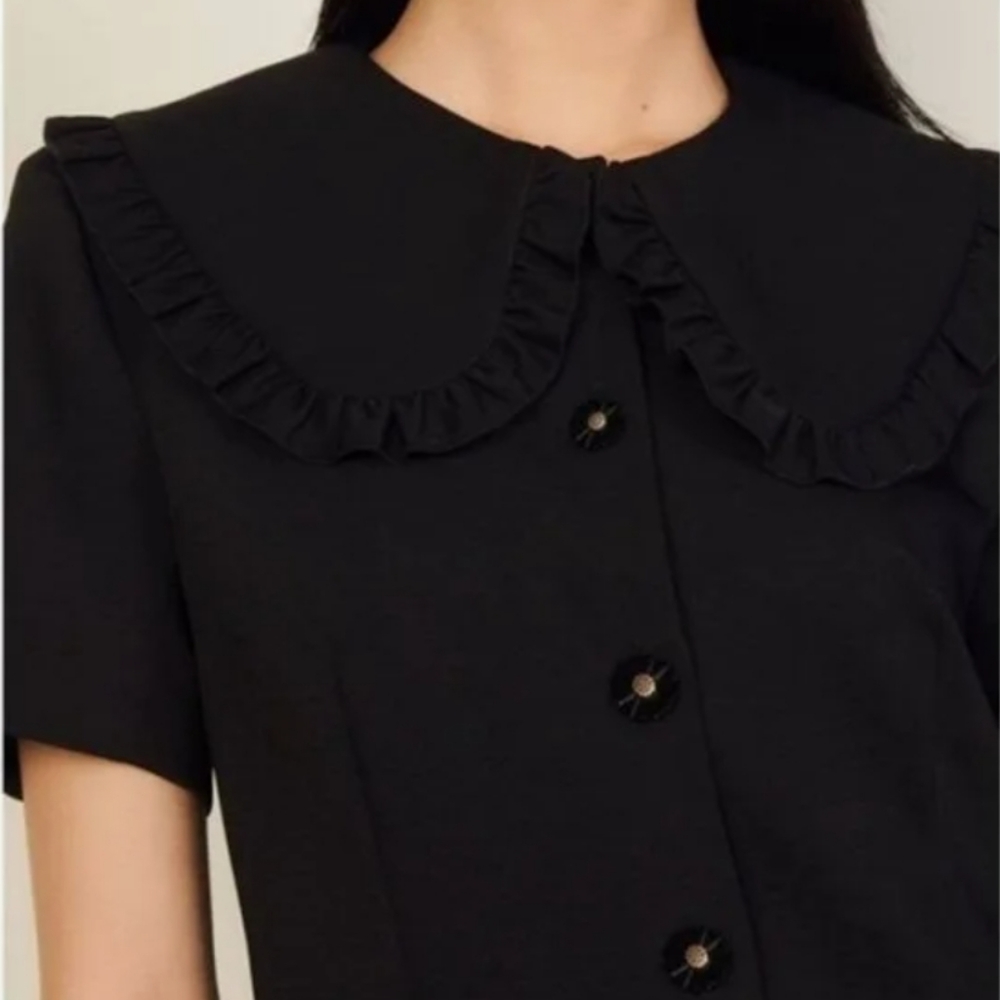 Sandro Peter Pan Collar Dress